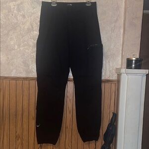 Fashion Nova Black Cargo Jogger Pants with Utility Pocket